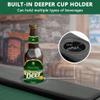 BEHOO 8 Player Folding Poker Tables, Texas Holdem Table with Padded Rails & Cup Holders, Foldable Casino Poker Table, Oval Blackjack Tables Foldable Leisure (Green) view 3