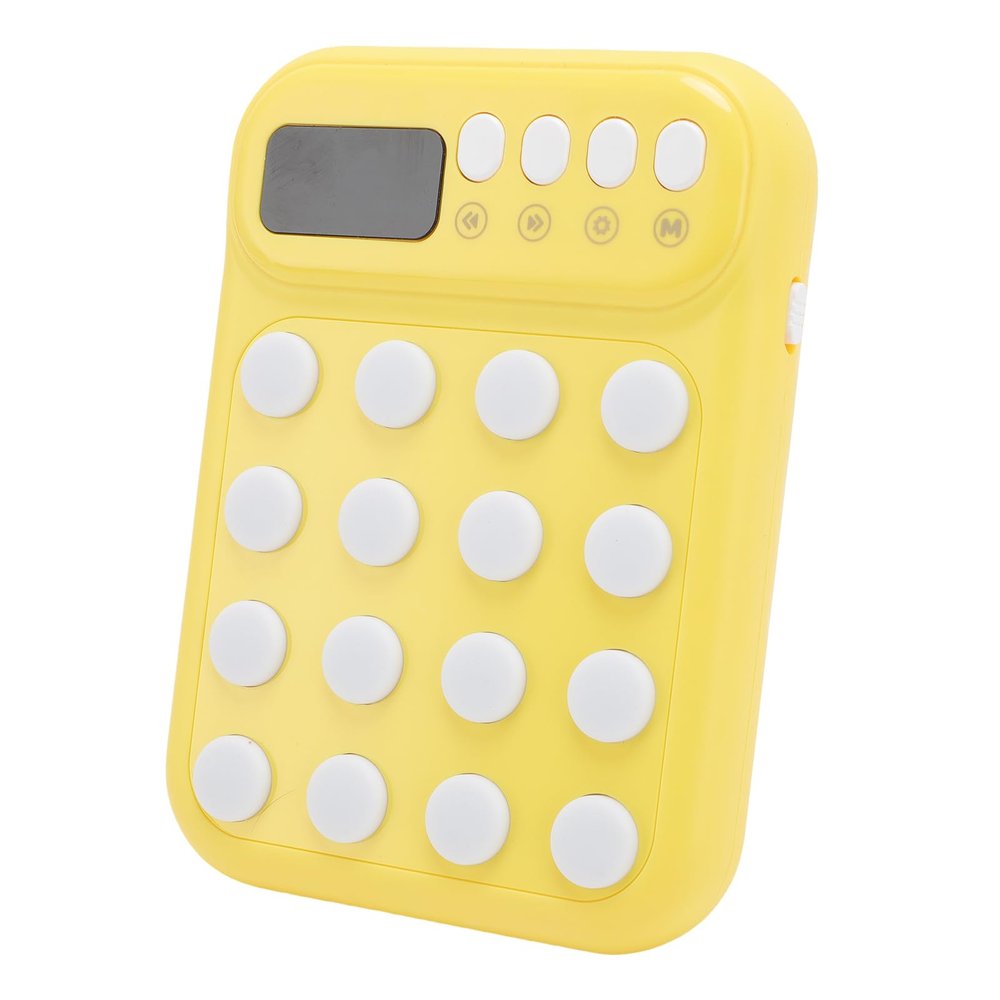 RASTKY Memory Brain Game Educational Handheld Toy for Kids Concentration Training for Improved Mental Flexibility, Plastic Material (Yellow)
