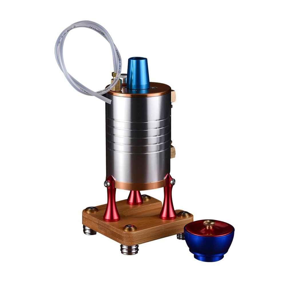 210ml Vertical Steam Boiler Model for Steam Engine and RC Cars Ships, Engine Model Kits That Works, Physical Experiments Gift for Mechanical Model Lovers