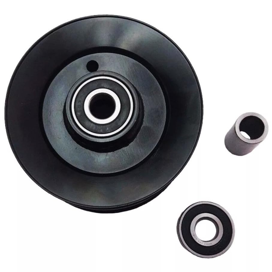 Deck Double Pulley for Troy-Bilt LTX1842 LT-1842 LT-1742 w/Bearings Spacer Clip