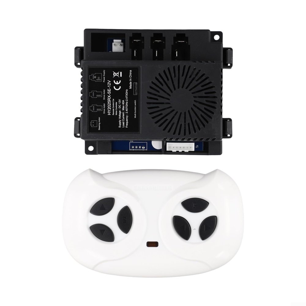 Children's Electric Car Receiver Controller for 12V Remote Control Cars, HY2025RX-SE-12V Replacement with 2.4G Wireless Technology, Compatible with Most Children Ride On Vehicles