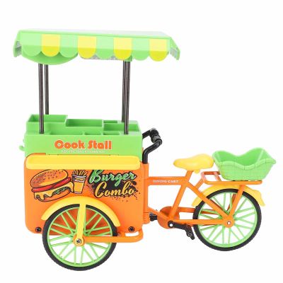 RASTKY Children Fast Food Tricycle Playset Unique Design for Imaginative Play Ideal Kids Market Stall Toy (Style 1)