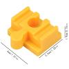 Wood Train Track Connector Pieces  PP 4x3.2x1.9cm | 10 Pieces Toy Train Set Connector Connecting Accessories | Track Connectors for Children Ages 3 Plus Indoor Play Preschool Kindergarten Bedroom view 4