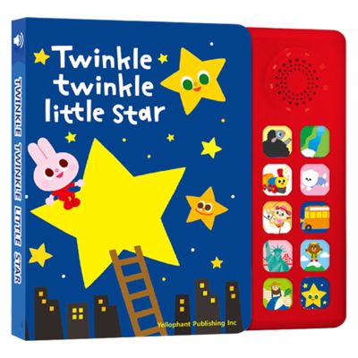 Interactive Music Book - Musical Learning Book Sound Pages, Ten Nursery Rhymes Audio Play, English Enlightenment Teaching Aid | Home School Classroom Study for Home, School, Classroom, Study
