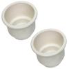 BANA COSMETICS for 1 Plastic Cup Holder Boat RV Sofa Furniture Counsel or Poker Table White view 1