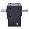 90 Degree Right Angle Steering Gear Cross Commutator Reducer Ratio 2:1 3:1 for 80 Frame 750W AC Servo Motor Input 19mm(Trh Single Hole,Ratio 3 to 1) view 2