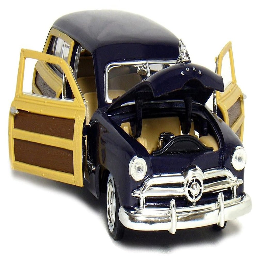 1949 Woody Wagon Dark Blue 1/24 Diecast Model Car by Motormax 73260dkbl