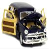1949 Woody Wagon Dark Blue 1/24 Diecast Model Car by Motormax 73260dkbl view 1