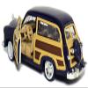 1949 Woody Wagon Dark Blue 1/24 Diecast Model Car by Motormax 73260dkbl view 3