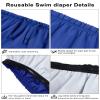 SPOFOR Adult Reusable Swim Diapers for Incontinence Special Needs Swimwear Waterproof Leakproof Cloth Diaper Covers Unisex view 4