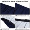 SPOFOR Adult Reusable Swim Diapers for Incontinence Special Needs Swimwear Waterproof Leakproof Cloth Diaper Covers Unisex view 4
