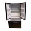 1:12 Miniature French Door Fridge with Freezer Drawer and Adjustable Shelf (Black) view 4