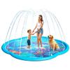 Shinepool Splash Pad Sprinkler for Kids & Dog, 75" Round Sea World Splash Pad for Kids Ages 2+, Thicken Outdoor Water Toy Play Mat for Children, Backyard Inflatable Sprinkler Shallow Pool Fountain Pad view 1