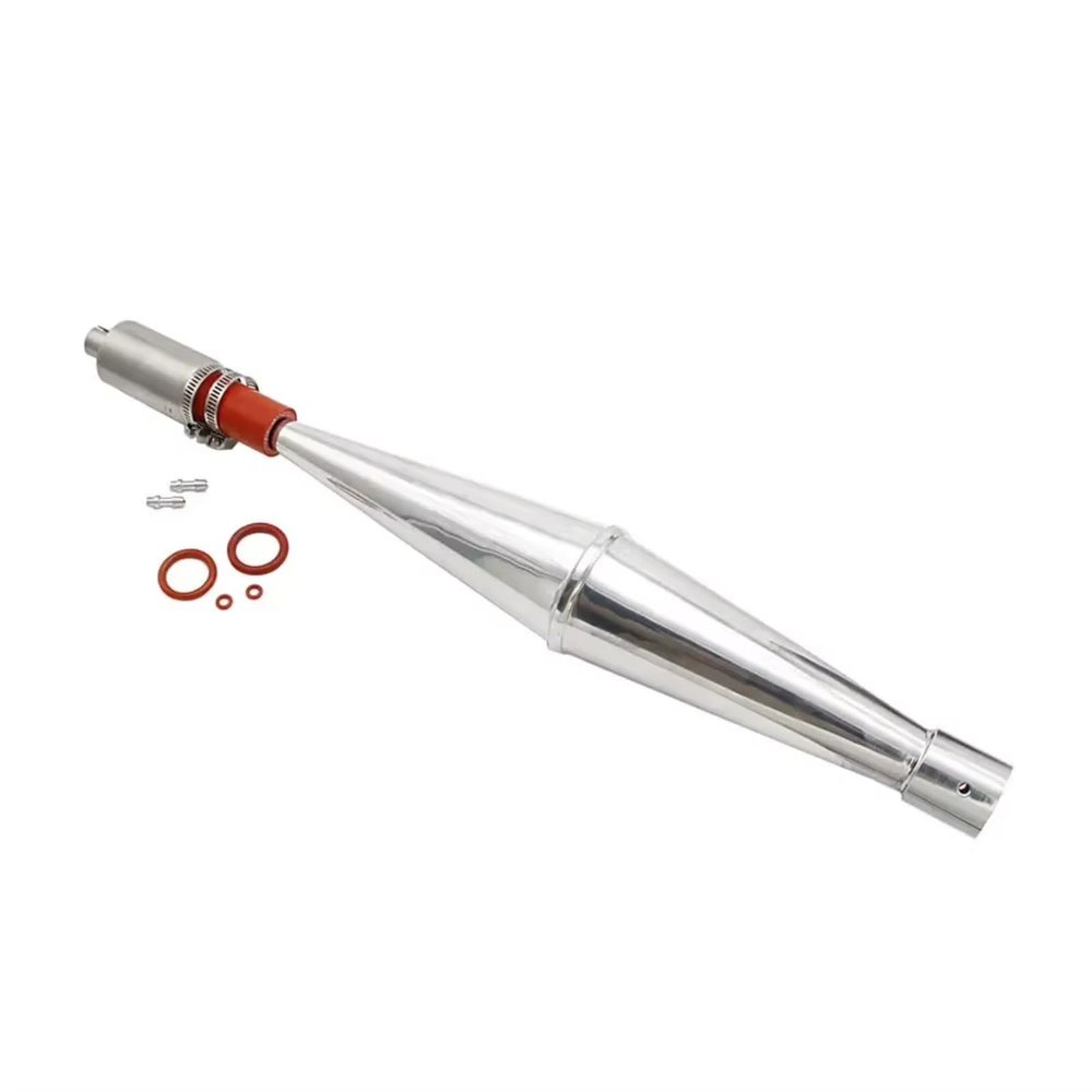 RC Car Parts Compatible with BWS RCMK QJ Zenoah CY 1/5 RC Car Upgrade Parts Replacement Accessories Metal Muffler Pipe Exhaust Pipes Kit
