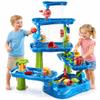 5-Tier Water Table Toys for Toddlers Kids 1-3 4-8, Sand Water Table with Rain Showers Pond, Kids Beach Summer Outdoor Toys Sand and Water Sensory Table, Gifts for Kids Boys Girls Ages 2 3 4 5 6 7 8+ view 1