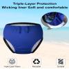 SPOFOR Adult Reusable Swim Diapers for Incontinence Special Needs Swimwear Waterproof Leakproof Cloth Diaper Covers Unisex view 3