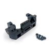 RC Crawlers Models For TRX-4 For TRX4 1/10 RC Crawler Car Upgrade Parts Accessories Aluminum Alloy Metal Front Bumper Servo Mount(Black) view 2