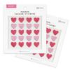 Greeting Life Mini Mini Puffy Deco Sticker Set of 2 HRCK-34 Heart view 1