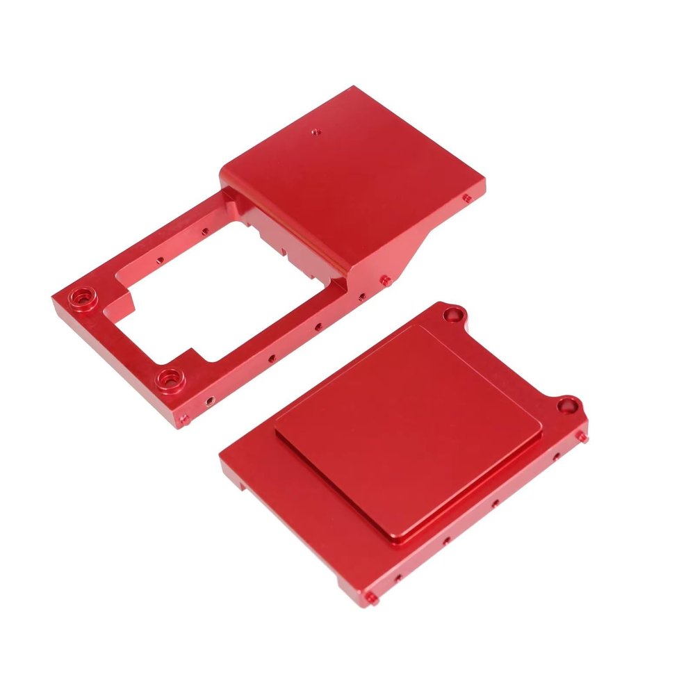 RC Crawlers Models For MN 78 168 1/12 RC Car Metal Steering Servo Fixed Mount Bracket Beam Upgrade Parts Accessories Model Accessory(Red)