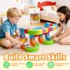 Magnetic Electric Train Set for Kids 38, Modular 3D Train Tracks with Gravity-Defying Motorized Train, STEM Building Toy for Creative Learning, Electric Train Set Gift for Boys and Girls, 83PCS view 2
