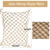 13x26FT / 4x8(M), Climbing Frame Net for Kids, Rope Netting Climbing Cargo Nets Playground Kids Child Rock Ladder Wall Hammock Tree House Playset Swingset, (Rope Dia 1cm) view 2