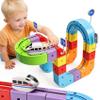 Magnetic Electric Train Set for Kids 38, Modular 3D Train Tracks with Gravity-Defying Motorized Train, STEM Building Toy for Creative Learning, Electric Train Set Gift for Boys and Girls, 121PCS view 1