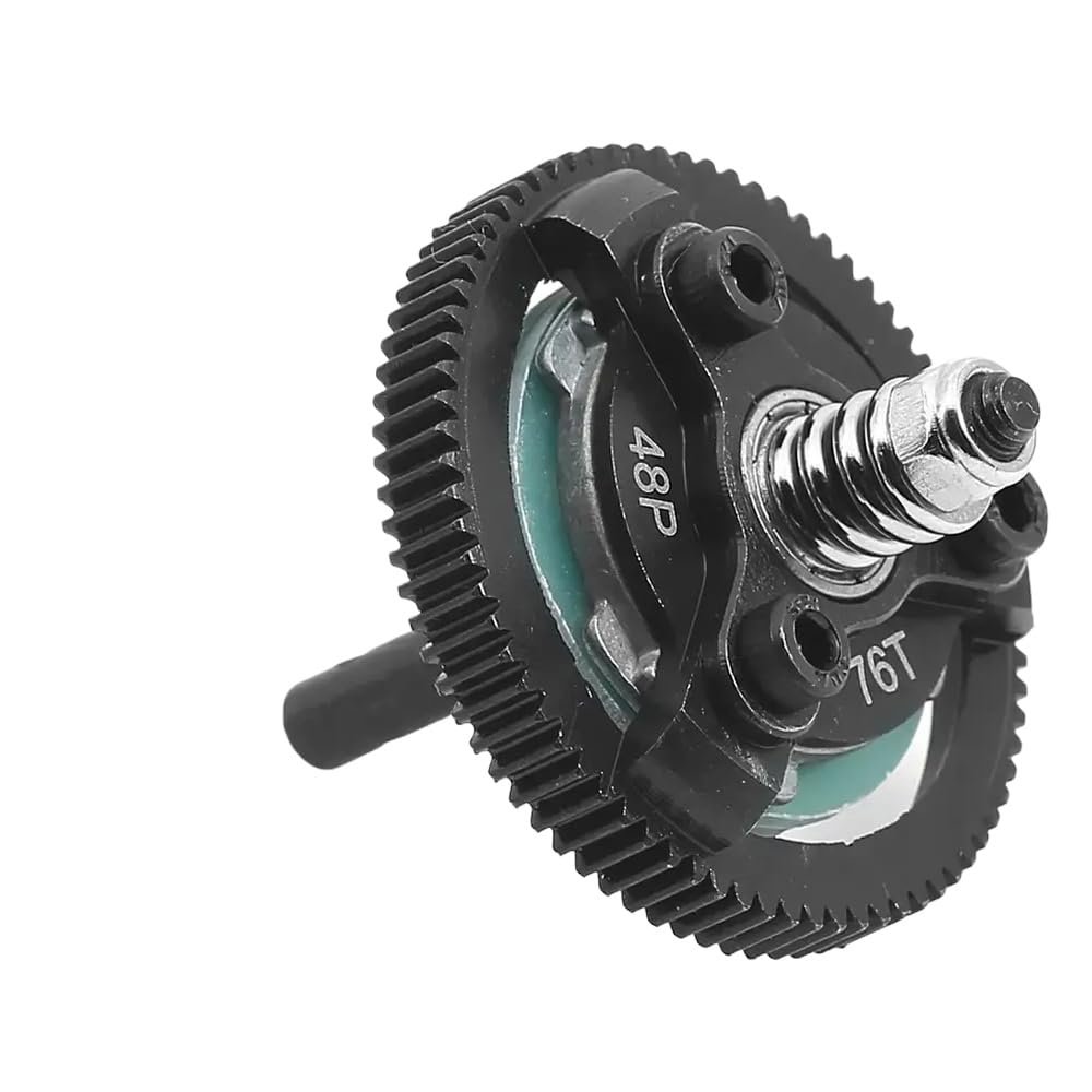 48P 72T 76T 83T 86T 90T Steel Spur Gear Slipper Clutch Upgrade Part Compatible with 1 10 Scale 2WD RC Vehicles Such As 2WD(72T)