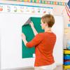 Flexible Magnetic Pinboard Felt Roll for Classroom & Home Learning, Roll-Up Flannel Surface for Storytelling, Lessons & Visual Displays,18 x 24 or 24 x 36 (24" x 36") view 1