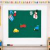 Flexible Magnetic Pinboard Felt Roll for Classroom & Home Learning, Roll-Up Flannel Surface for Storytelling, Lessons & Visual Displays,18 x 24 or 24 x 36 (24" x 36") view 3