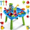 WATUDOU 4 in 1 Water Table for Toddlers 2 3 4 5 6 Years, Kids Summer Activity Sensory Play Outdoor Beach Backyard Sand Water Table Toys for Toddlers, Birthday Toys Gift for Kids Ages 4-8 Boys Girls view 2