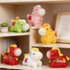 2026 Year of The Horse Figurine,Cute Cartoon Zodiac Pony Desk Decor for Chinese New Year,Good Luck Charm Gift for Home Office Decoration (5) view 2
