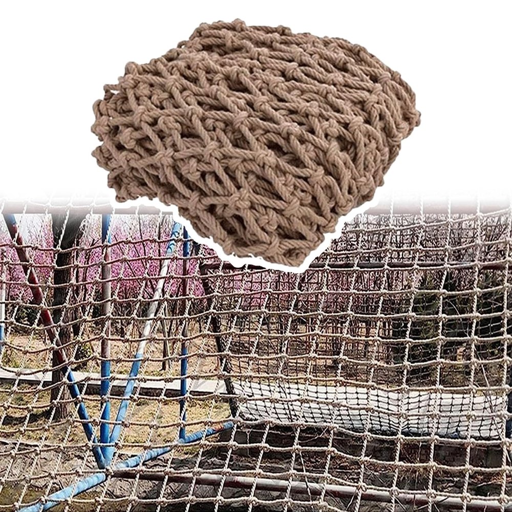 10x20FT / 3x6(M), Heavy Climbing Frame Net, Tree House Playset - Safe and Durable Outdoor Activity for Children, (Rope Dia 1cm)