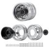 RC Repairs Spare Parts For Tamiya For Scania 770S R620 For Volvo For Benz Arocs For Man 1/14 Aluminum Alloy Rear Wheel Rim 10 Spokes Hub RC Car Tractor Parts(1PCS) view 2