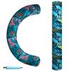 2 Pack Inflatable Pool Noodles for Adults, Soft Fabric Covered Quick Drying Swimming Pool Noodle, Large Pool Floats Noodles with Hand Pump for Pool, Beach, Lake, Summer Party, Water Fun view 1