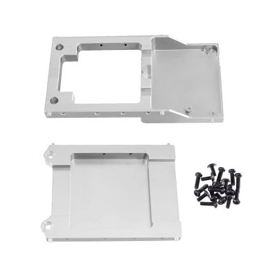 RC Crawlers Models For MN 78 168 1/12 RC Car Metal Steering Servo Fixed Mount Bracket Beam Upgrade Parts Accessories Model Accessory Assemble(Silver)