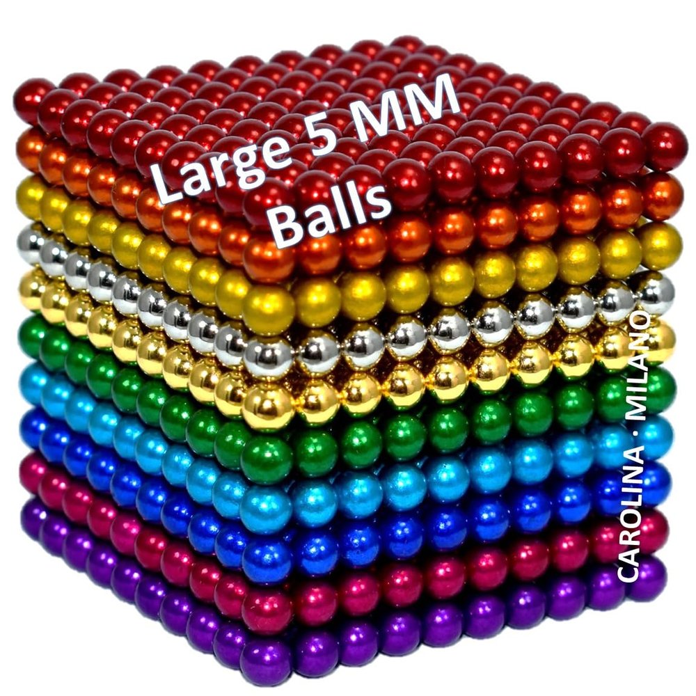 1000pcs 5mm Magent Building Toys for Adult Stress Relief Magnetic-Slime Toy Office Magnet-Putty
