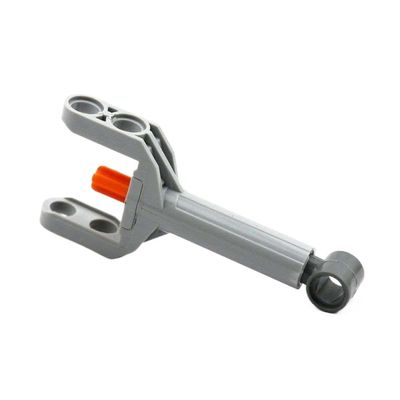 LINGYUE Linear Actuator Part 92693 with Dark Bluish Gray Head and Orange Axle Compatible with Building Blocks for MOC Tanks and Youth Toys Replacement Parts(8PCS)