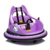 12V Ride on Bumper car for Kids,Electric car for Kids,1.5-5 Years Old,W/Remote Control, LED Lights, Bluetooth & 360 Degree Spin, Vehicle Body with Anti-Collision Padding Five-Point Safety Belt,2wd view 4