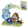 APENGBAOL Moon Flower Tree House Micro Building Blocks - 1950 Pcs Fantasy Lake Cabin Model, DIY Botanical Collection 3D Puzzle, Creative Fairy Tale Home Decor Gift for Adults view 1