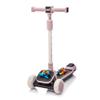 Kids Ride On 3-Wheel Scooter W/Buildable blocks, PU flashing wheels and Folding Kick Scooter,Thickened custom aluminum tube,5-position height-adjustable handlebar&one-touch footbrake for Kids Aged 3-9 view 4