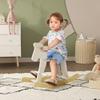 Wooden Rocking Horse Toddler Baby Ride-on Toys for Kids 1-3 Years with Classic Design & Solid Workmanship, White view 2