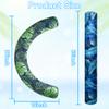 2 Pack Inflatable Pool Noodles, Fabric Covered Quick Drying Swimming Pool Floats Noodles for Adults, Pool Noodle Curved Swim Floats with Hand Pump for Summer Beach Lake Water Games Vacation Party view 2