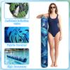 2 Pack Inflatable Pool Noodles, Fabric Covered Quick Drying Swimming Pool Floats Noodles for Adults, Pool Noodle Curved Swim Floats with Hand Pump for Summer Beach Lake Water Games Vacation Party view 4