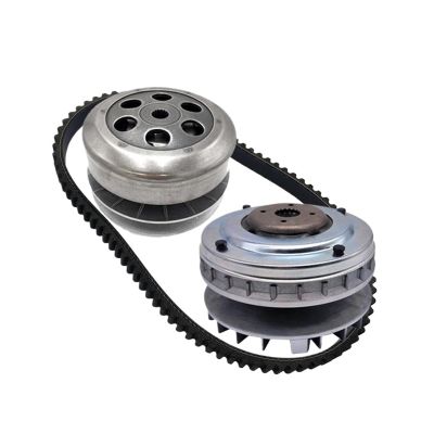 Complete Variator Primary Secondary Clutch Drive Assembly with Belt Fit for Linhai 260 300 E2 - Compatible with Models 23930, 23929A, 23815