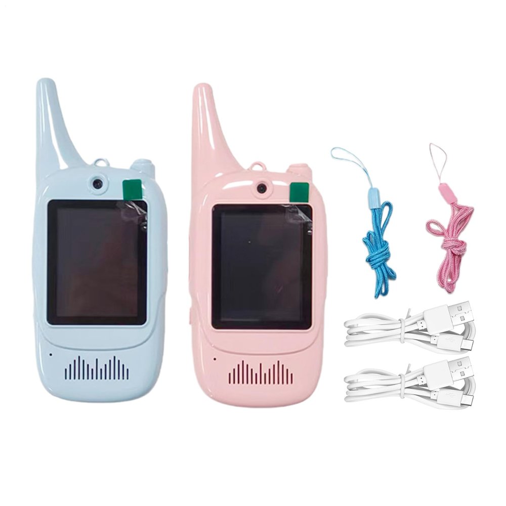Children Talking Toys, Long Range Two Way Communication, Indoor Outdoor Play Gadget, Fun Interactive Device with Screen, Boys Girls Video Chat Toy for Kids Teen Children Daughter Son