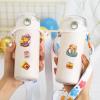 100 PCS Capybara Stickers - 19.819.8cm Cute 3D Sticker, Waterproof Vinyl Decals for Water Bottle | Cute Kawaii Vinyl Animal Decals for Laptop, Capybara Cartoon 3D Bubble Stickers view 4