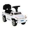 Kids Ride on Push Car, SUV Style Sliding Walking Car for Toddle with Horn, Music, Working Lights, Hidden Storage and Anti-Dumping System, White view 1