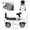 Kids Ride on Push Car, SUV Style Sliding Walking Car for Toddle with Horn, Music, Working Lights, Hidden Storage and Anti-Dumping System, White view 3