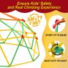 AIMUCT 10FT Climbing Dome, Outdoor Jungle Gym for Kids 3-8, Anti-Rust Metal Geometric Dome Climber Supporting 800 Lbs Outdoor Playset and Play Equipment. view 2