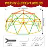AIMUCT 10FT Climbing Dome, Outdoor Jungle Gym for Kids 3-8, Anti-Rust Metal Geometric Dome Climber Supporting 800 Lbs Outdoor Playset and Play Equipment. view 3